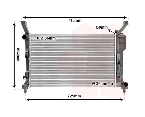 RADIADOR MB A/B150 + A/B170 MT 04- 30002363 International Radiators