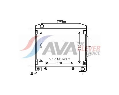 Radiador MS2032 Ava Quality Cooling