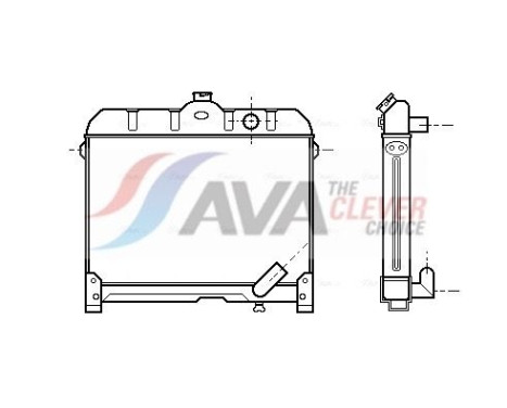 Radiador MS2044 Ava Quality Cooling