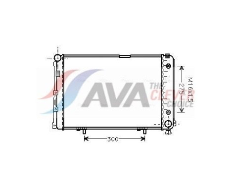 Radiador MS2110 Ava Quality Cooling