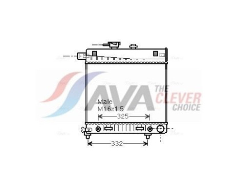 Radiador MSA2150 Ava Quality Cooling