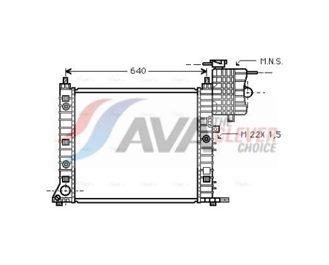 Radiador MSA2216 Ava Quality Cooling