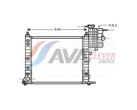 Radiador MSA2350 Ava Quality Cooling