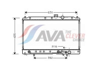 Radiador MT2078 Ava Quality Cooling