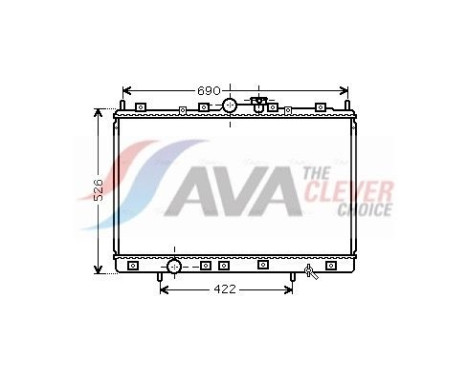 Radiador MT2189 Ava Quality Cooling