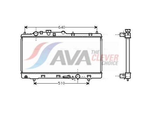 Radiador MZ2152 Ava Quality Cooling