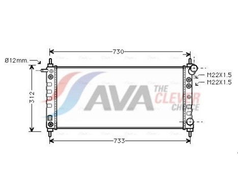 Radiador OL2264 Ava Quality Cooling