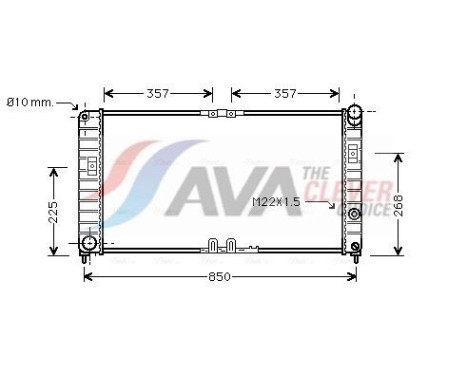 Radiador OL2285 Ava Quality Cooling