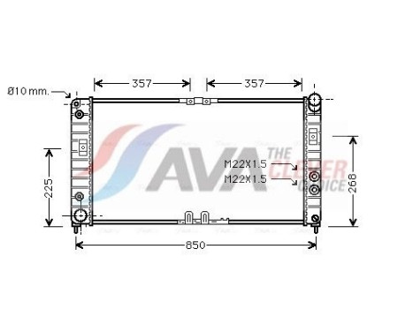 Radiador OL2286 Ava Quality Cooling