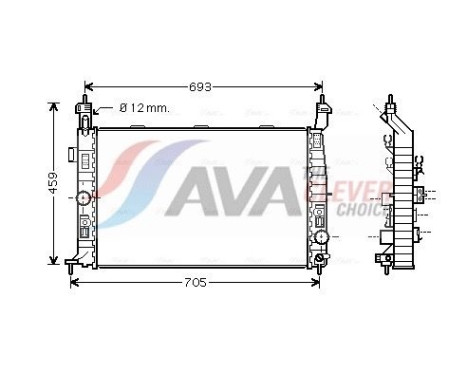 Radiador OL2348 Ava Quality Cooling