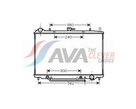 Radiador OL2455 Ava Quality Cooling