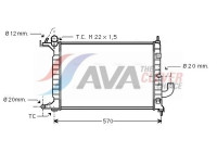 Radiador OLA2221 Ava Quality Cooling