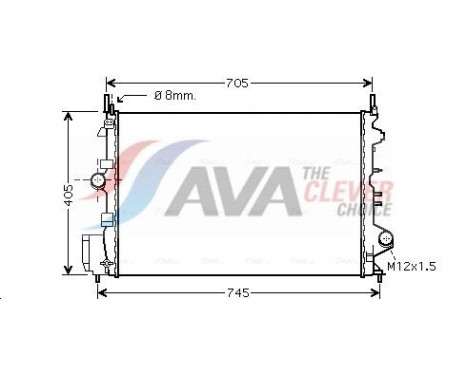 Radiador OLA2462 Ava Quality Cooling