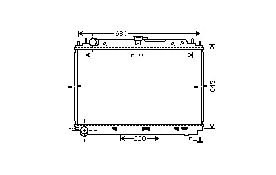 RADIADOR PATHF/NAVARA 25DCi MT 05- 13002296 International Radiators