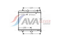 Radiador PE2384 Ava Quality Cooling
