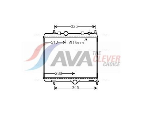 Radiador PE2384 Ava Quality Cooling
