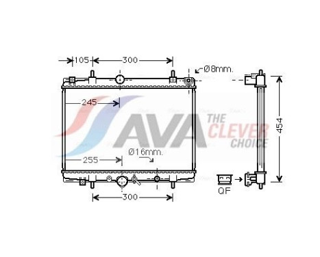 Radiador PEA2200 Ava Quality Cooling