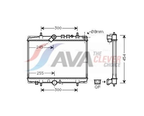 Radiador PEA2202 Ava Quality Cooling