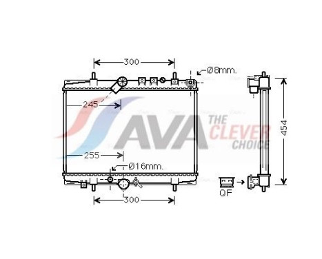 Radiador PEA2217 Ava Quality Cooling