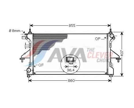 Radiador PEA2304 Ava Quality Cooling