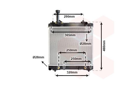 RADIADOR PIXO / ALTO 1.0i AT 09- 52002114 International Radiators, Imagen 2