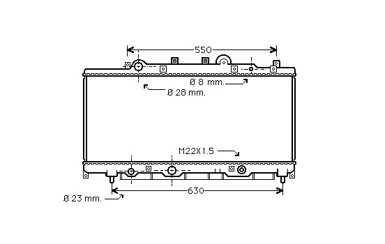 RADIADOR PUNTO 60/75 1.2 TAMAÑO 93-99 17002149 International Radiators