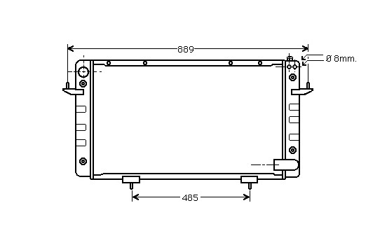 RADIADOR RANGE ROVER DE 1991 02002099 International Radiators