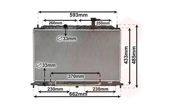 RADIADOR RIO 14i/16i AT HD 05- 83002152 International Radiators, Imagen 2