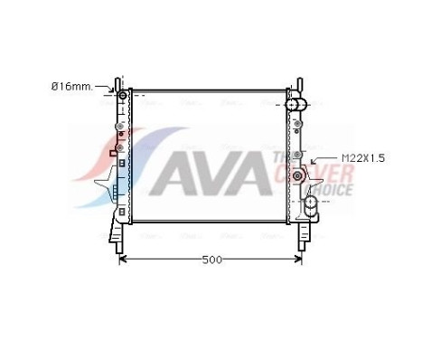 Radiador RT2158 Ava Quality Cooling