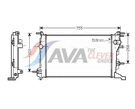 Radiador RT2410 Ava Quality Cooling