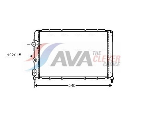 Radiador RTA2199 Ava Quality Cooling