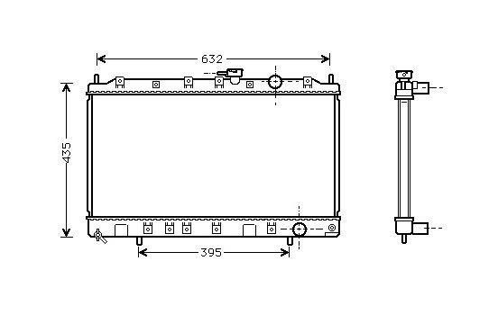 RADIADOR SPACE WAGON2 2.0i MT 93- 32002131 International Radiators