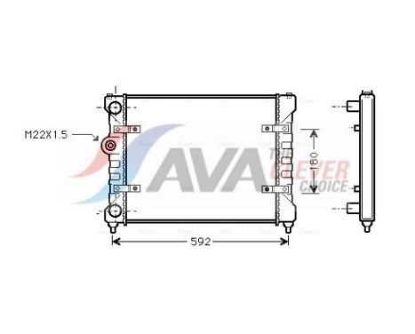 Radiador ST2023 Ava Quality Cooling