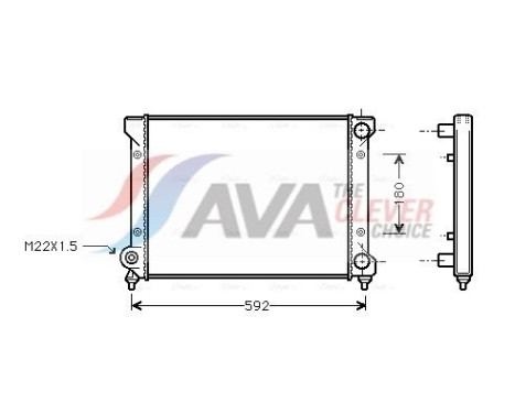 Radiador STA2033 Ava Quality Cooling