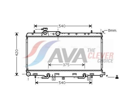 Radiador SU2051 Ava Quality Cooling