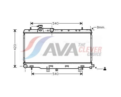 Radiador SUA2050 Ava Quality Cooling