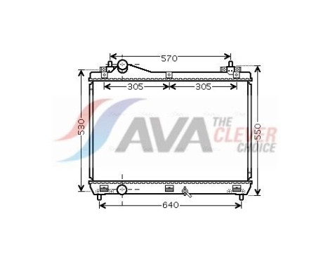 Radiador SZ2104 Ava Quality Cooling