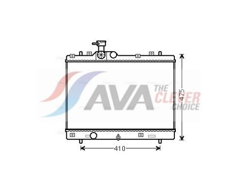 Radiador SZ2137 Ava Quality Cooling