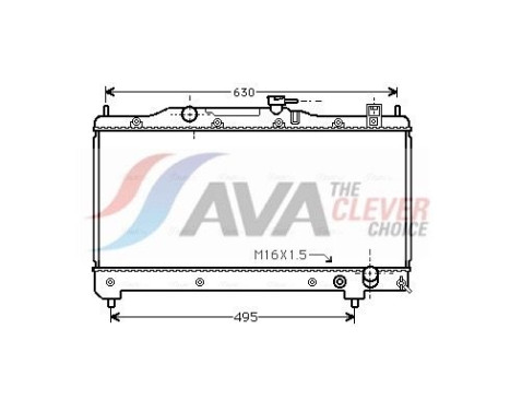 Radiador TO2239 Ava Quality Cooling