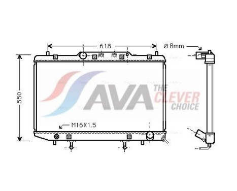 Radiador TO2255 Ava Quality Cooling
