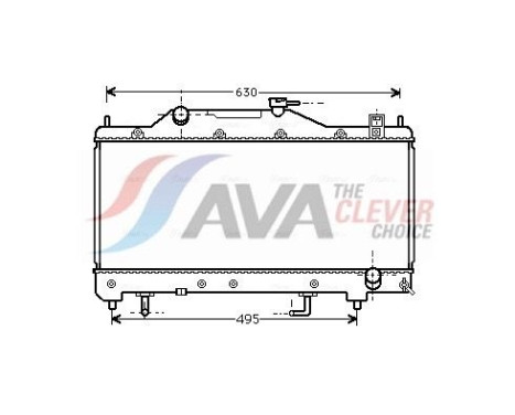Radiador TO2284 Ava Quality Cooling