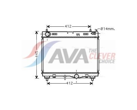 Radiador TO2499 Ava Quality Cooling