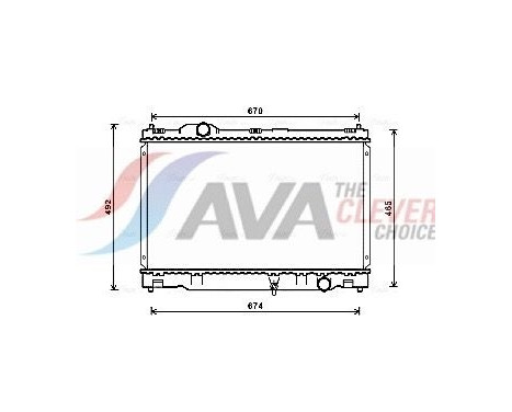Radiador TO2669 Ava Quality Cooling