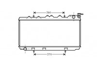 RADIADOR TOR NISSAN SUNNY N14 6/90 13002114 International Radiators