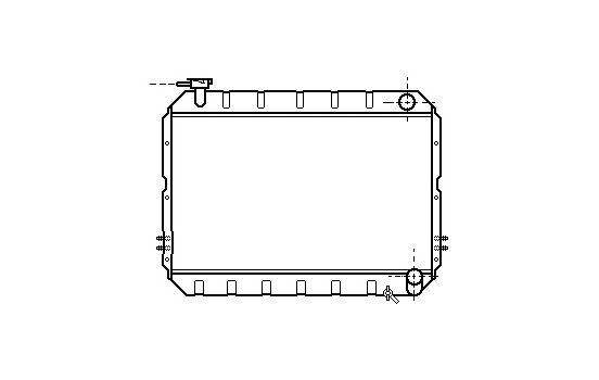 RADIADOR TOY LANDCR 4.0D/TD 69-90 53002217 International Radiators