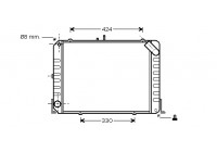 RADIADOR TOYOTA HI sin AIRCOE 2.4 puertas/90 53002139 International Radiators