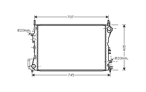 RADIADOR VECTRA C/SIGNUM 30CDTI 02 37002395 International Radiators