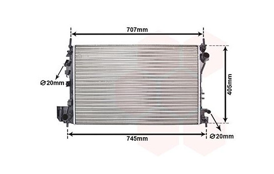RADIADOR VECTRA C/SIGNUM 30CDTI 02 37002395 International Radiators, Imagen 2