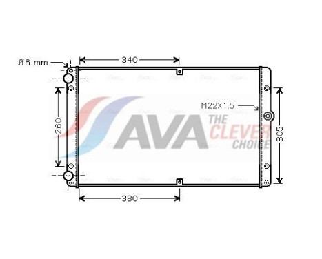 Radiador VNA2245 Ava Quality Cooling
