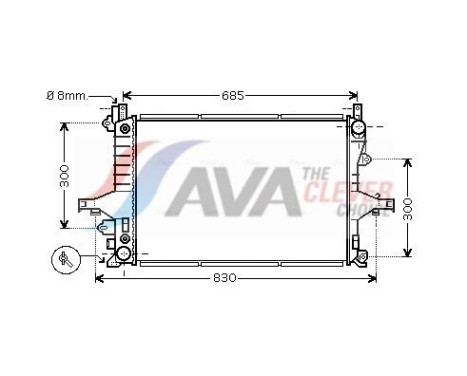 Radiador VO2117 Ava Quality Cooling